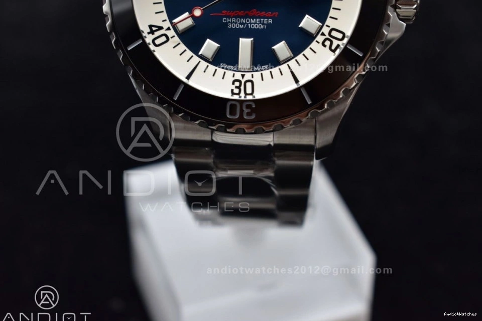 TF Automatic Bracelet 481 AllSeason Edition A Best SS on Dial Blue White 1:1 44 SuperOcean 0410